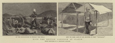 With the British Garrison at Suakim by Charles Edwin Fripp